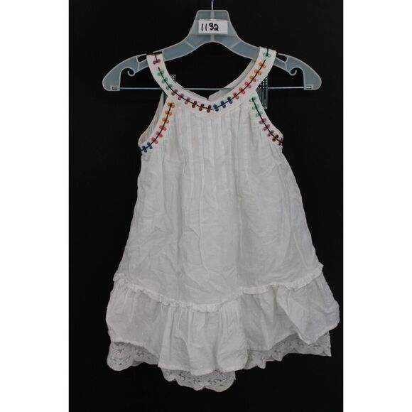 Matilda Jane DREAMY DAY Dress 6-12 M White Beach Ruffle + Bloomer Daydream - Picture 2 of 14